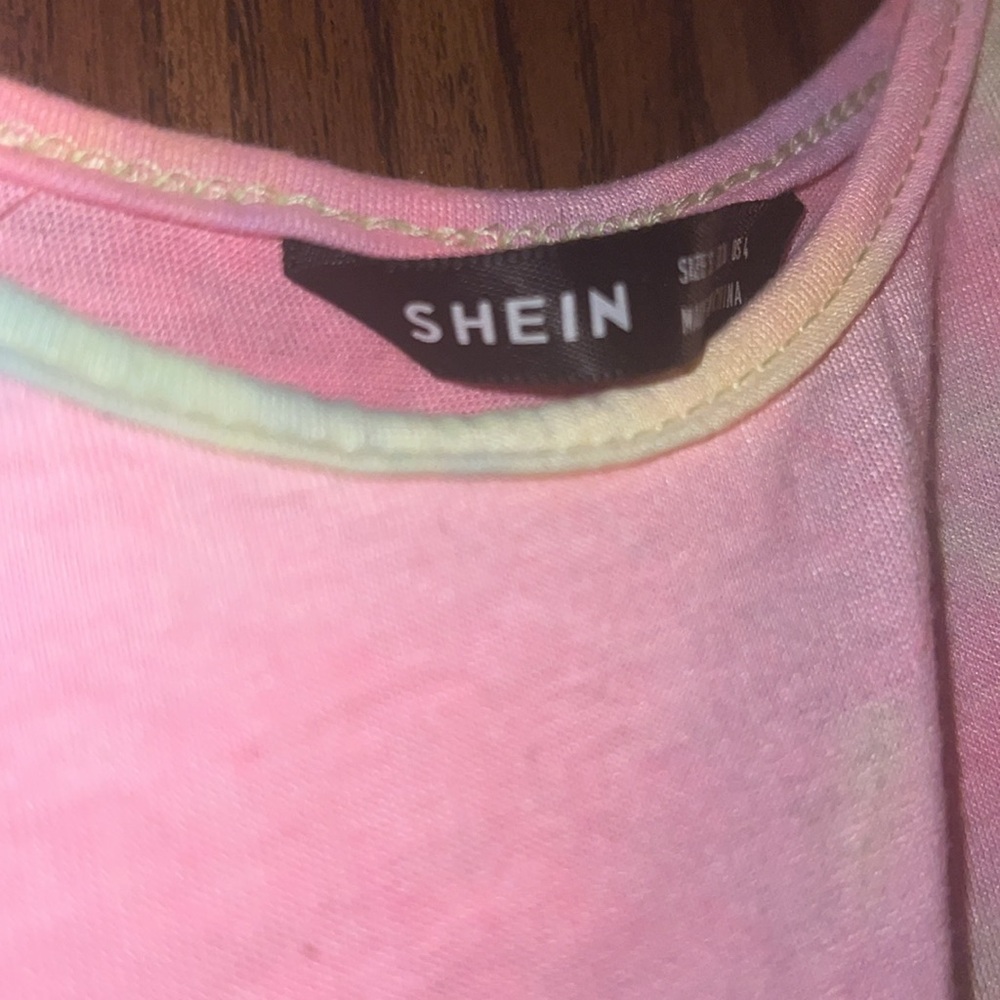 SHEIN VCAY Split Side Curved Hem Slip Dress - Picture 9 of 10